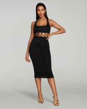 Agent Provocateur Ashia Black Cover-up Dress UK10 Medium