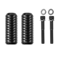 2017-2024 For Indian Scout	Bobber ABS Shock Mounts Frame Sliders Rear 4" Striped