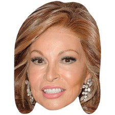Jo Raquel Welch Smile Celebrity Mask, Flat Card Face, Fancy Dress Mask