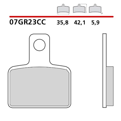 Brembo P 78 016 - Pastiglie Freno Posteriori Per Auto Con Indicatore Usura, WVA 23381/23382