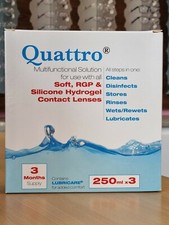 Quattro Multifunctional Contact Lens Solution - for use with all contact lenses