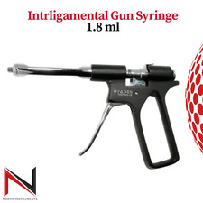 Intraligamental Anesthetic Syringe Gun Pistol Injection Dental Implant 1.8 ml