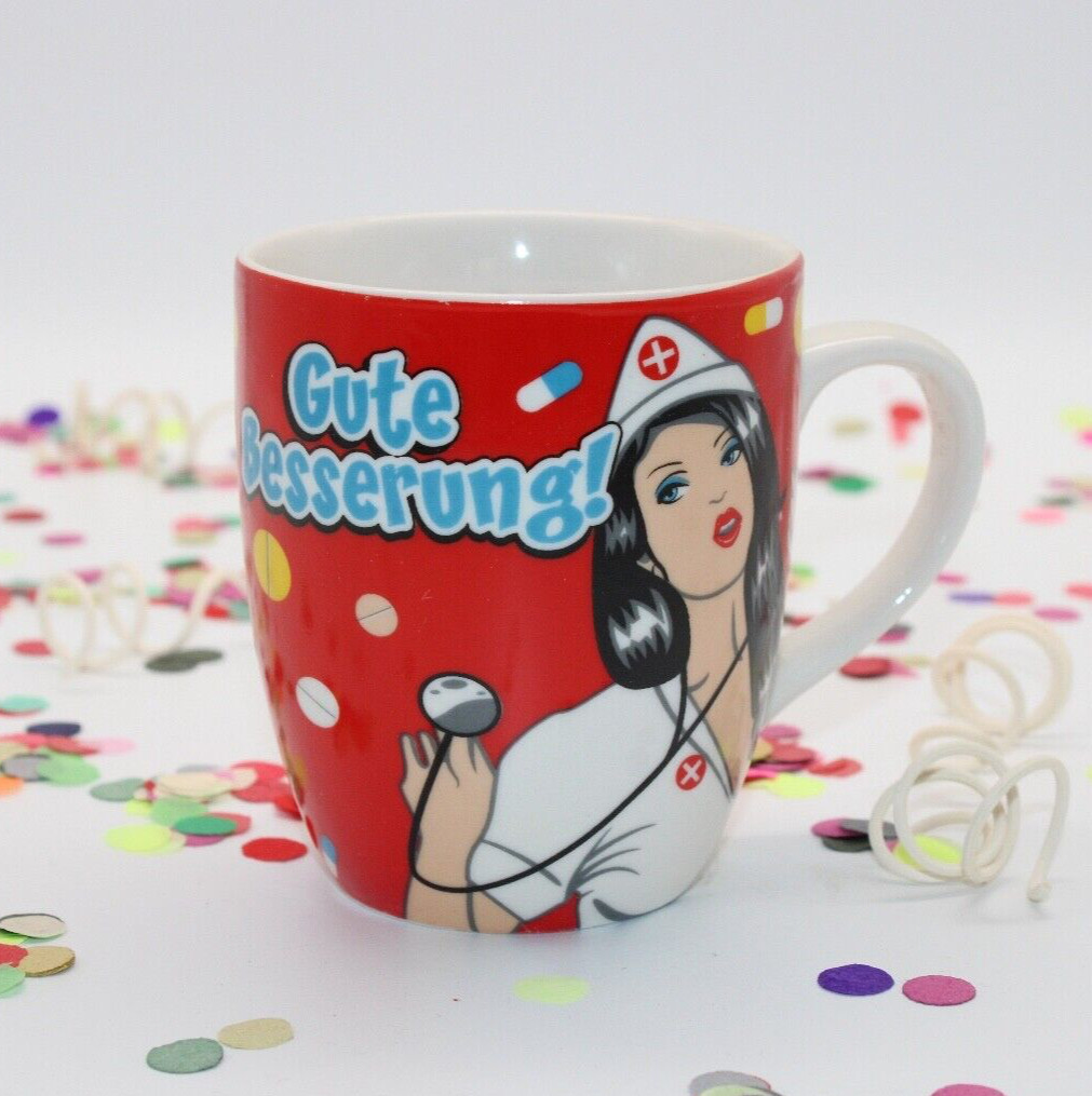 Tasse gute Besserung | Tasse mit Spruch / Krankenhaus / Geschenk / Scherz Spaß