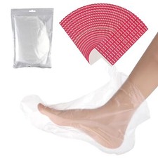 Paraffin Wax Feet Protectors Covers 100 PCS Disposable Plastic Socks Hot