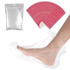 Paraffin Wax Feet Protectors Covers 100 PCS Disposable Plastic Socks Hot