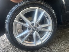 18'' GENUINE AUDI Q2 S LINE 5 DOUBLE SPOKE ALLOY WHEELS TYRES ALLOYS