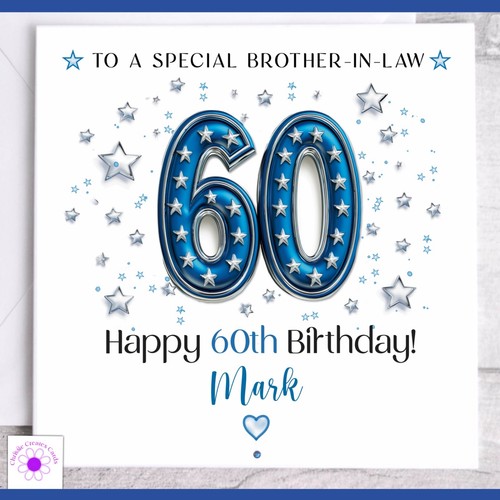 Personalised 60th Birthday Card Husband Nephew Brother Dad Uncle Male - Picture 21 of 28
