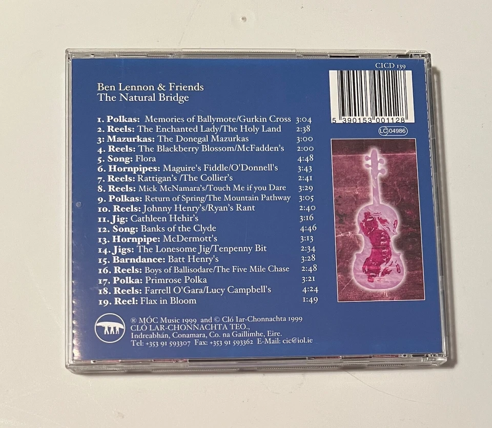 THE NATURAL BRIDGE CD Ben Lennon and Friends Irish Traditional Music Leitrim - Image 2 of 2