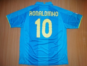 camiseta barça ronaldinho