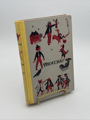 Pinocchio by Carlo Collodi Illustrated Hardcover 1955 Nelson Doubleday Edition