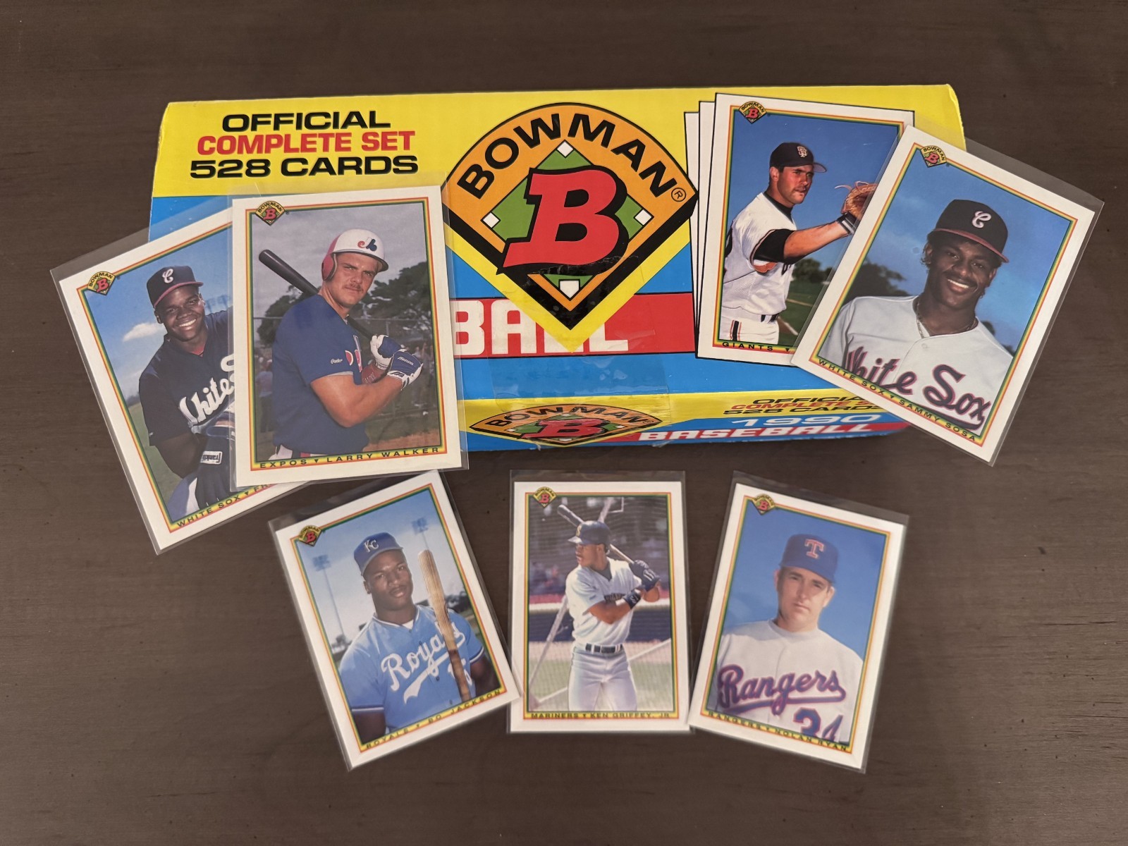 1990 Bowman Baseball Complete Set 528 Thomas Sosa Griffey Jr Bo Jackson Nolan!