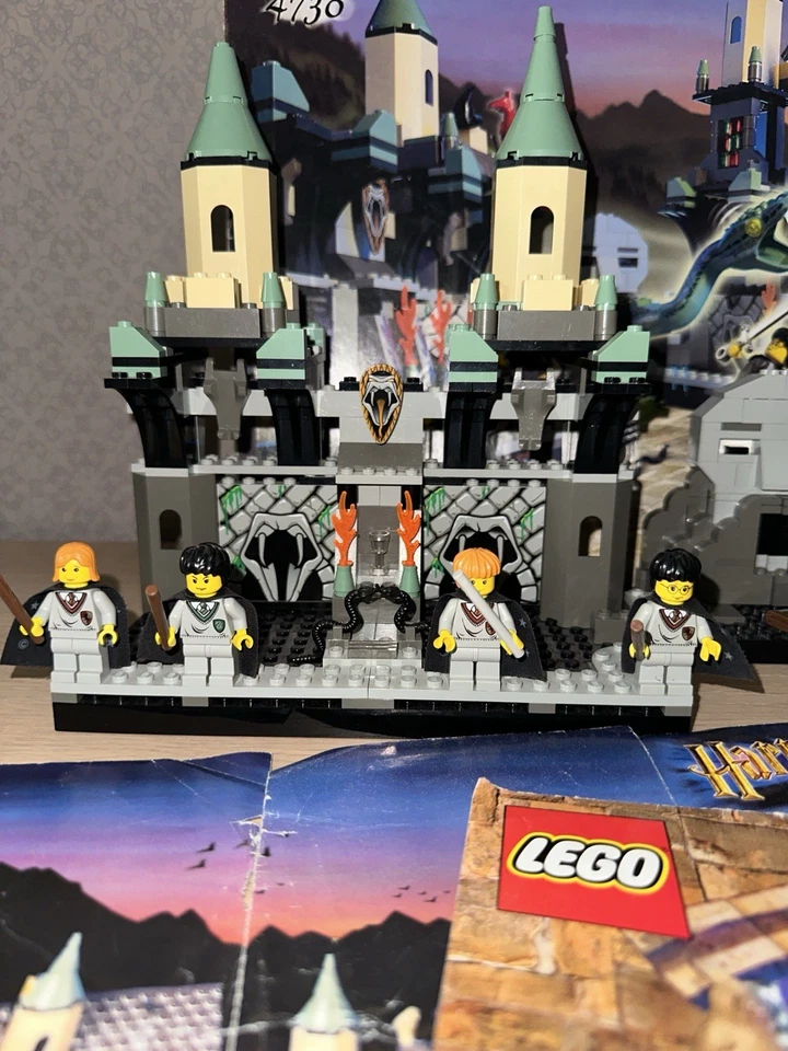 LEGO Harry Potter Chamber of Secrets 4730, 2002 Vintage 100% Complet Boîte - Photo 2/4