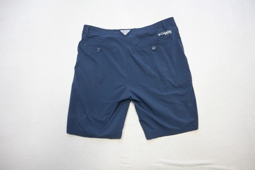 Columbia PFG Omni-Shade Cargo Shorts Blue Fishing Hiking Camping Mens Size 36 - Picture 6 of 7