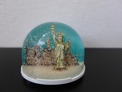 Schneekugel Skyline New York mit Freiheitsstatue Rarität Walter & Prediger
