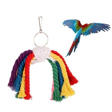 Bird Toy for Parakeets Parrot Cotton Rope Supplies Cage Accessories