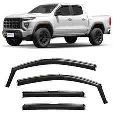 Sun Rain Visors Wind Rain Guards For 2023-2026 Gmc Canyon Crew Cab Sun Rain Visors Wind Rain Guards For 2023-2026 Gmc Canyon Crew Cab