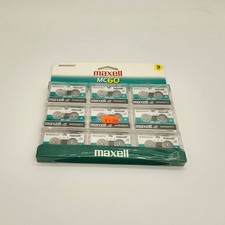 Factory Sealed Maxell MC 60 Microcassette Tapes 9 Pack