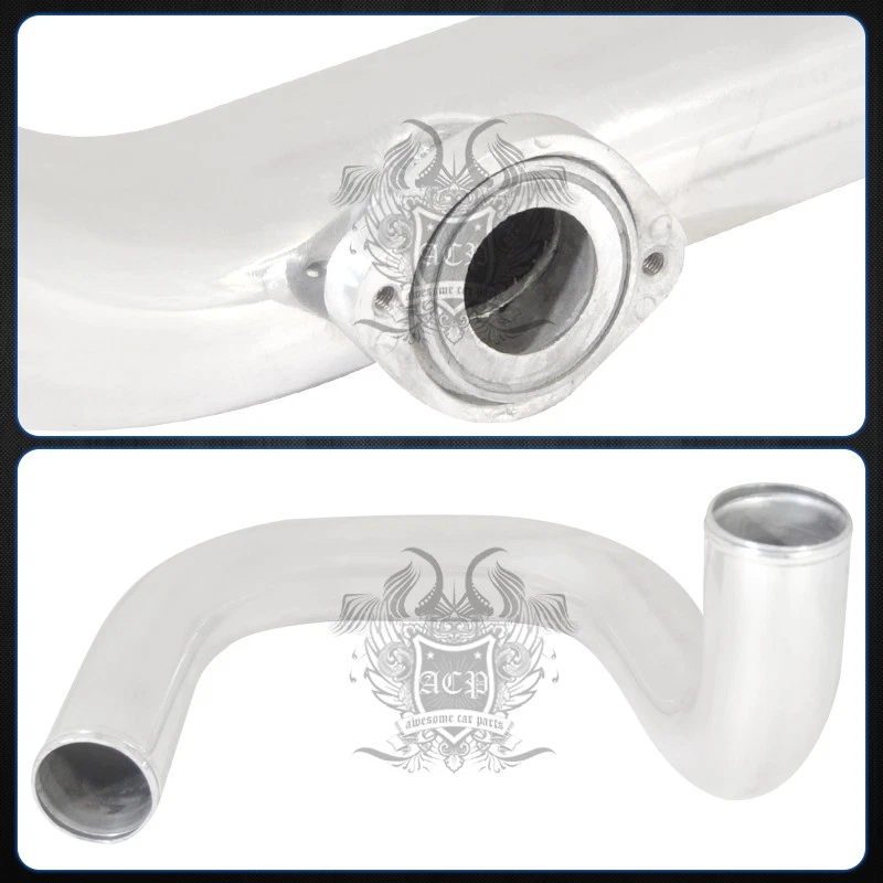 Kit de tubulação de motor Integra 90-93 + intercooler turbocompressor FMIC +acopladores +Bov - Imagem 2 de 3