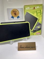 New Nintendo 2DS XL LL Black × Lime Console Japanese Version Rank S Excellen DS3