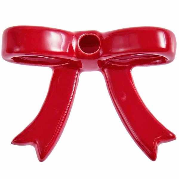Keramik Kerzenhalter Schleife, Rot | Deutsch | 2025 | Rico Design Gmbh & Co.Kg-image
