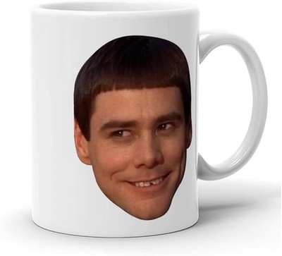 Dumb and Dumber Lloyd Christmas Ceramic Mug 11oz  Jim Carrey Holiday Gift