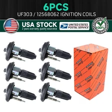 6PC Ignition Coils For Chevy Trailblazer Colorado GMC Canyon Envoy Hummer H3