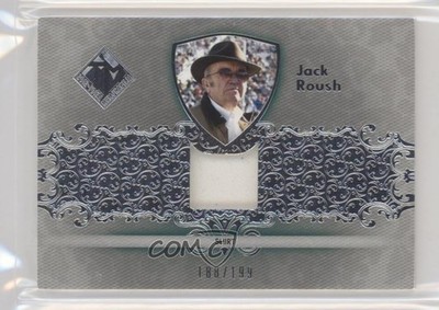 2012 Press Pass Total Memorabilia Single Swatch Silver /199 Jack Roush HOF 2u3