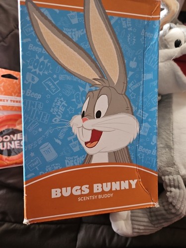Scentsy -Looney Tunes Buddy - Bugs Bunny - con 1 confezione profumo - nuovo con scatola - Foto 5 di 6