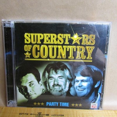 Superstars Of Country Party Time 2 CD Set Time Life Country Album 2005 Blue