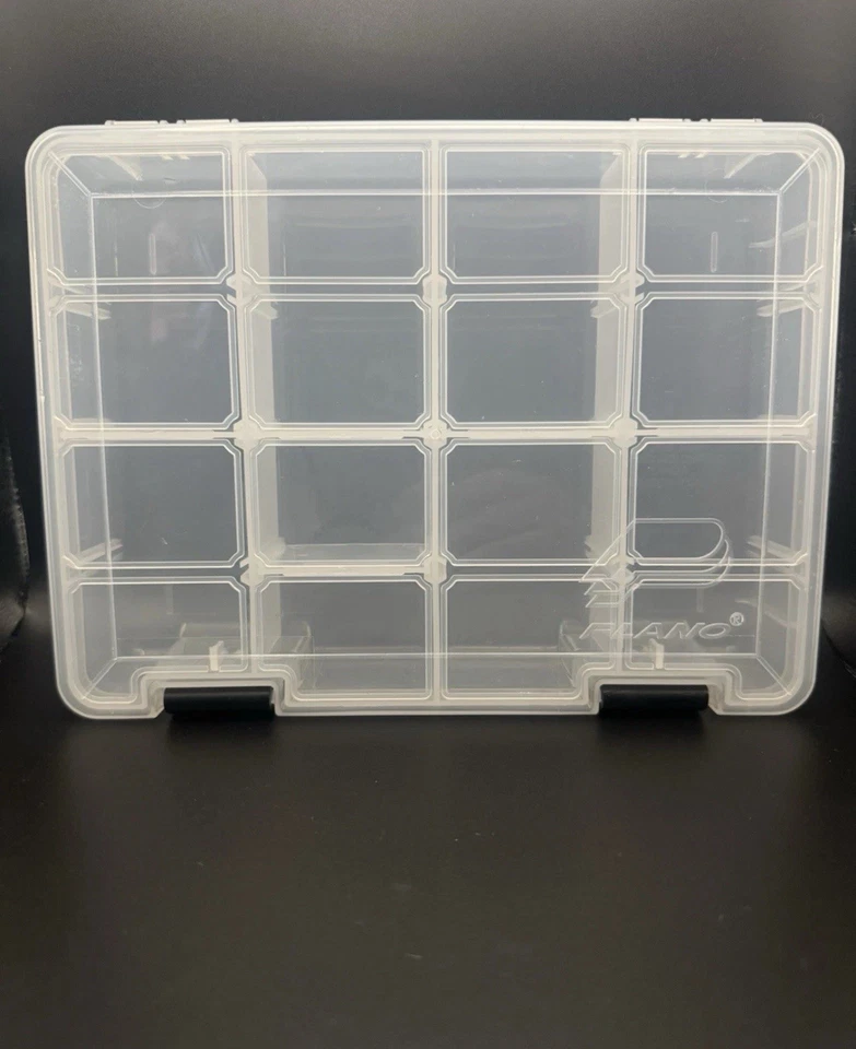(4) Plano ProLatch Stowaway 盒子存储渔具爱好零件工艺品透明 — 第 3/3 张图片