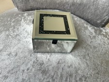 M & S Small Jewellery / Trinket Box Mirrored