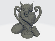 Big Head Chibi - Norse - Trophy