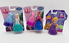 YOU CHOOSE: Disney Little Kingdom MagiClip Frozen Elsa Anna Rapunzel w/ Dresses!