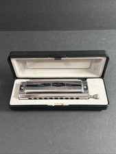 Swan Chromatic 1040 Harmonica With Hard Carry Case