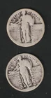 Lot 9: 2 Standing Liberty Quarters Date indiscernible. Melt Spot price $32.60
