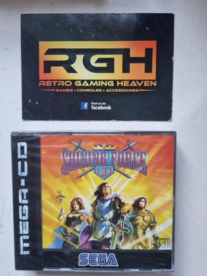 SHINING FORCE CD SEGA MEGA CD SPIEL NEU FACTORY SEALED + SPINE CARD NEUWERTIG