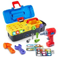 VTech Drill and Learn Toolbox 12.6" x 5.7" x 4.9", Multicolor