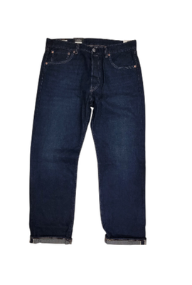 Levi's 501 Men's '93 Straight Fit Selvedge Jeans Dark Wash 0347 | eBay