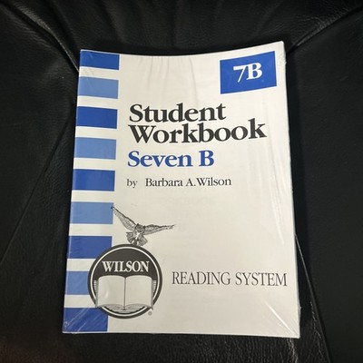 Wilson Reading System Student Workbooks 7-12 B Set New