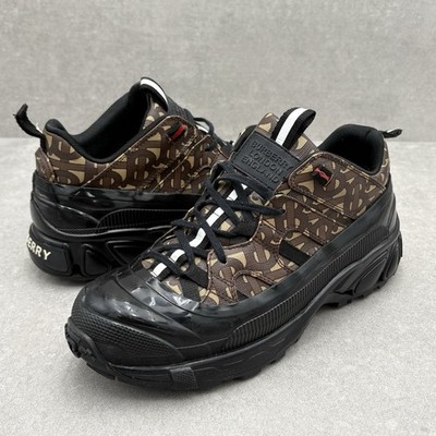 Burberry Arthur Low-Top Monogram Print ' Brown ' | Size 40.5 (7.5 US)