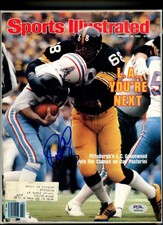 LC Greenwood PSA DNA Signed  1980 Sports Illustrated Magazine Autograph