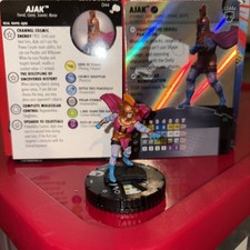 Marvel Heroclix Black Panther L044a Ajak Legacy Card  and Mighty Thor Figure
