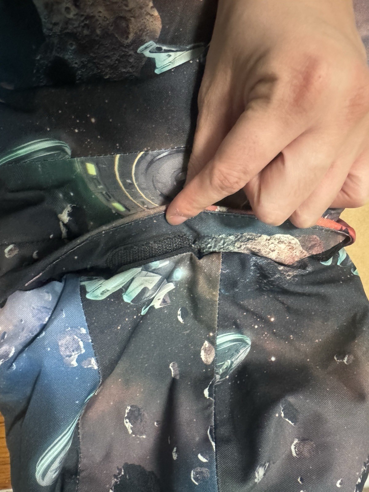 Molo Castor Jacket Space Journey Print Size 3T