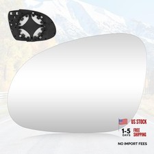 Driver Left Side Heated Mirror Glass Fit For VW EOS GTI 1 Piece Left Side