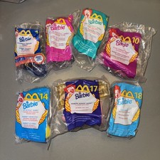 McDonald's Sealed Happy Meal Toys Mixed Lot of 7 from 1999 Tarzan Winnie Barbie