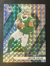 2025 Panini Mosaic Justin Fields Silver Mosaic #125