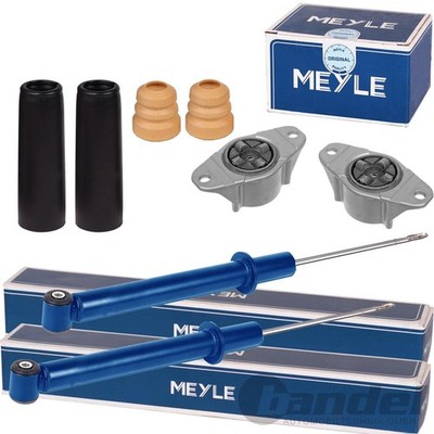 2x MEYLE GASDRUCK STOßDÄMPFER + DOMLAGER HINTEN passend für MAZDA 5 (CR19 CW)