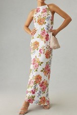 Reformation Selia Linen Dress Sz S