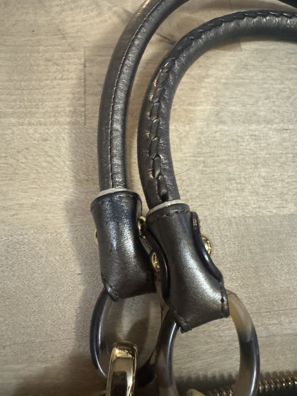 COACH KRISTIN Embossed Python Leather Shoulder To… - image 14