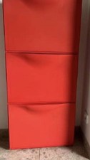 1x Rare IKEA TRONES RED Shoe organiser/storage cabinet